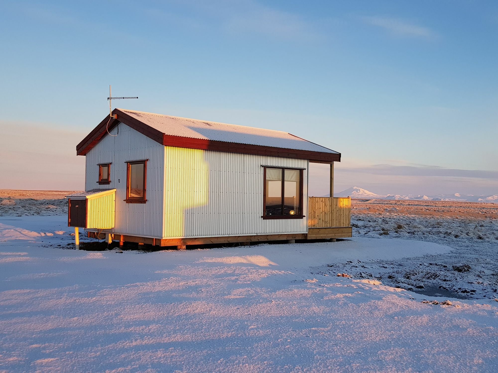 Hekla Cabin 1 Volcano And Glacier View هيلاّ المظهر الخارجي الصورة